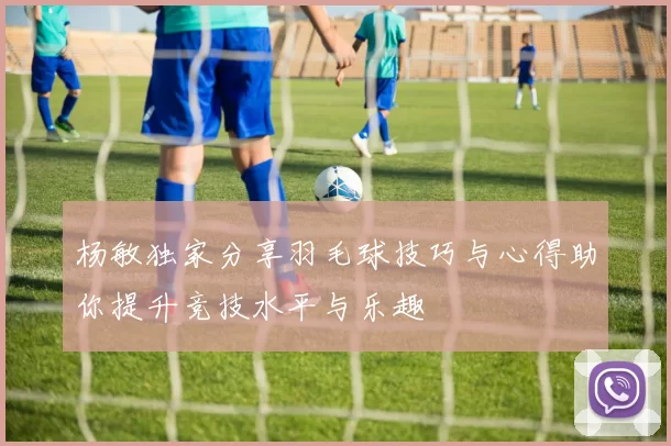 杨敏独家分享羽毛球技巧与心得助你提升竞技水平与乐趣